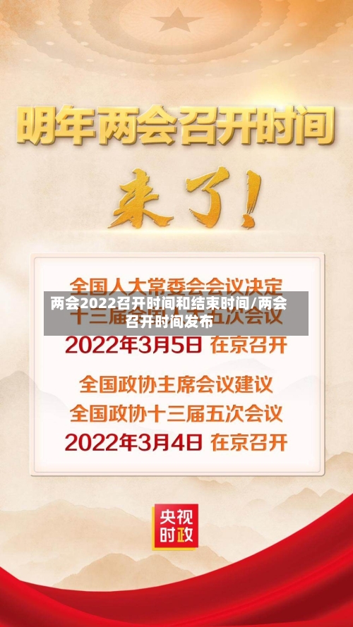 两会2022召开时间和结束时间/两会召开时间发布-第3张图片