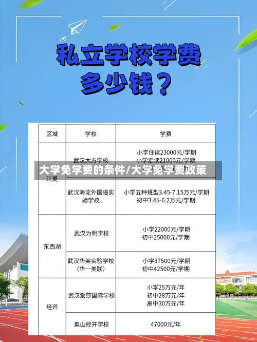 大学免学费的条件/大学免学费政策-第2张图片