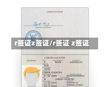r签证z签证/r签证 z签证