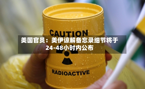 美国官员:美伊谅解备忘录细节将于24-48小时内公布