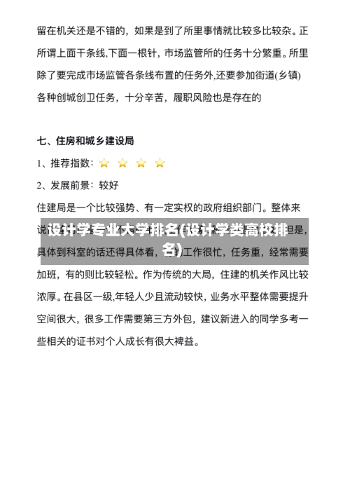 设计学专业大学排名(设计学类高校排名)-第2张图片
