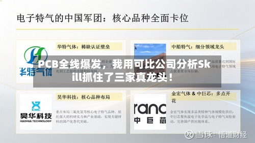 PCB全线爆发，我用可比公司分析Skill抓住了三家真龙头！-第2张图片