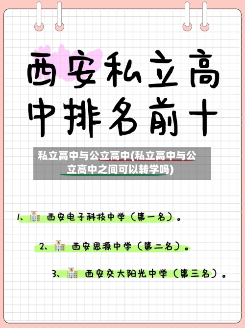 私立高中与公立高中(私立高中与公立高中之间可以转学吗)