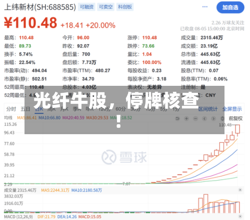 光纤牛股，停牌核查！-第2张图片