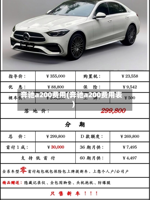 奔驰a200费用(奔驰a200费用表)-第2张图片