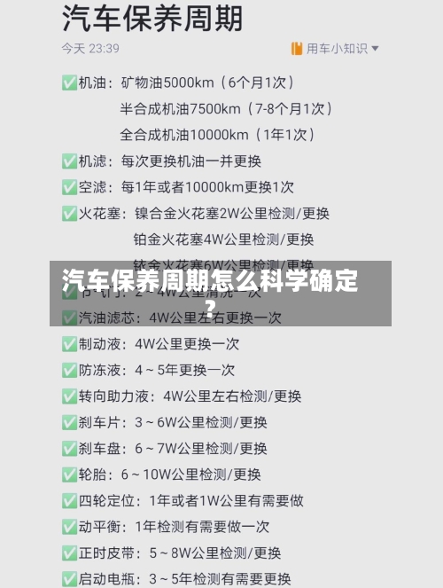 汽车保养周期怎么科学确定?-第3张图片