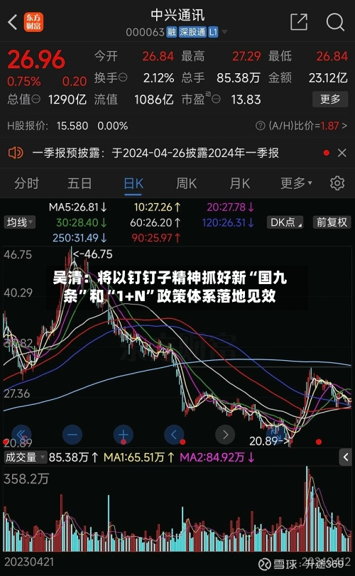 吴清：将以钉钉子精神抓好新“国九条”和“1+N”政策体系落地见效