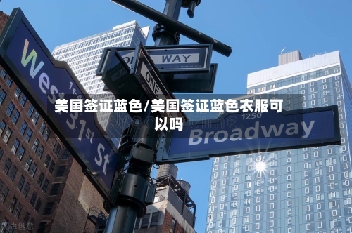 美国签证蓝色/美国签证蓝色衣服可以吗