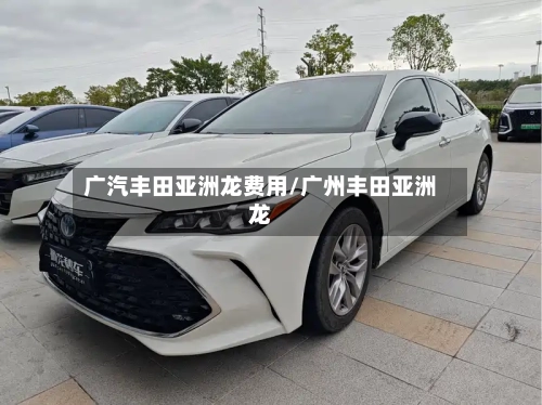 广汽丰田亚洲龙费用/广州丰田亚洲龙