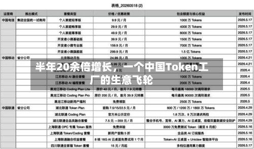 半年20余倍增长	，一个中国Token工厂的生意飞轮-第1张图片