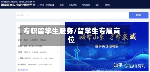 专职留学生服务/留学生专属岗位-第3张图片