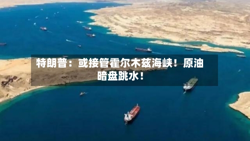 特朗普:或接管霍尔木兹海峡!原油暗盘跳水!-第1张图片
