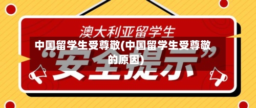 中国留学生受尊敬(中国留学生受尊敬的原因)-第3张图片