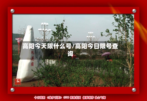 高阳今天限什么号/高阳今日限号查询-第3张图片