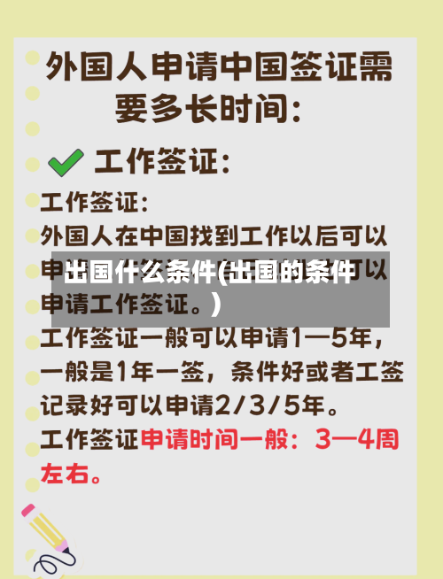 出国什么条件(出国的条件)-第3张图片