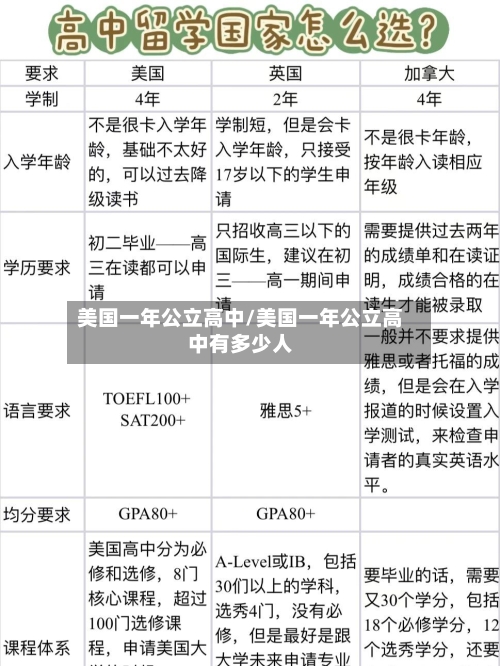 美国一年公立高中/美国一年公立高中有多少人-第3张图片