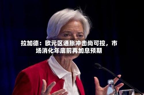 拉加德：欧元区通胀冲击尚可控，市场消化年底前再加息预期